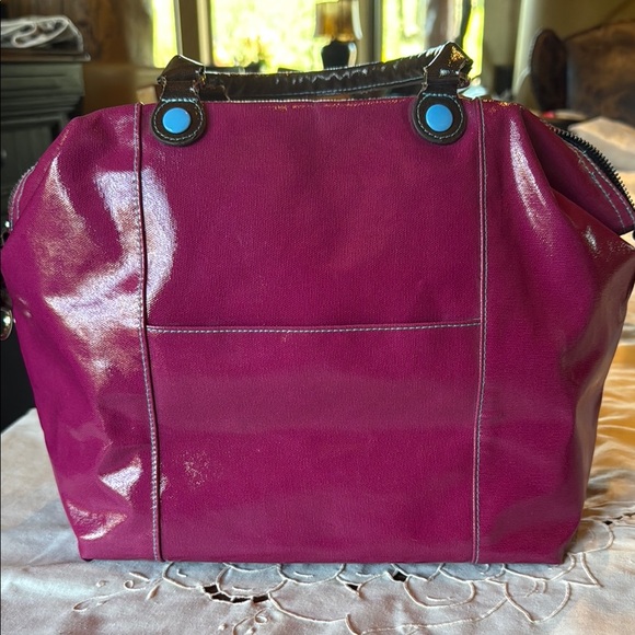 Pink Tote with Glossy Finish - Picture 1 of 5